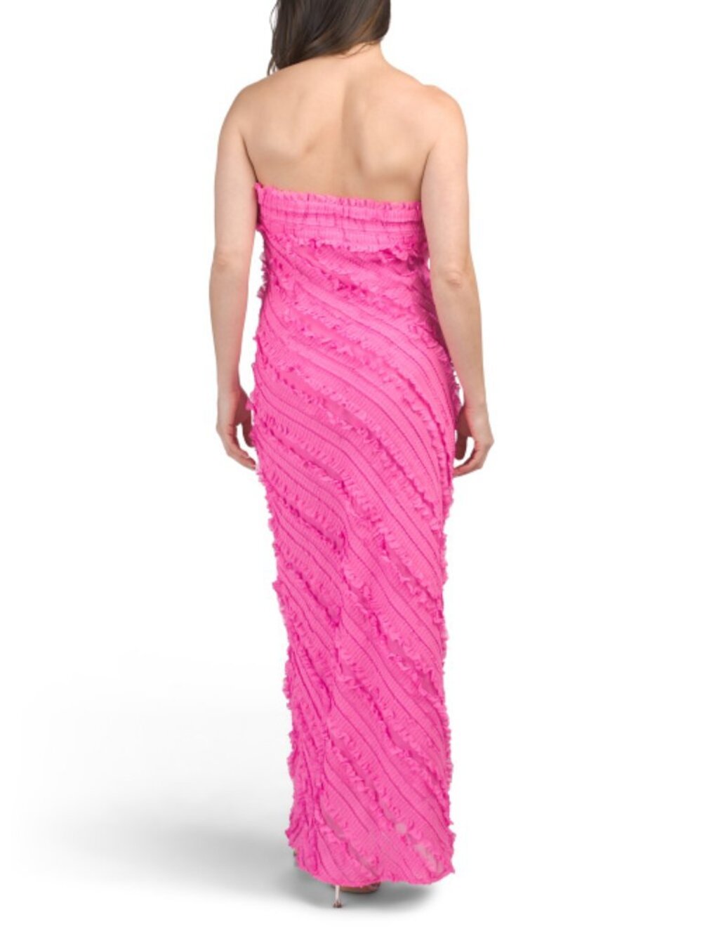 ENDLESS ROSE Strapless Ruffled Maxi Dress - Picture 2 of 5